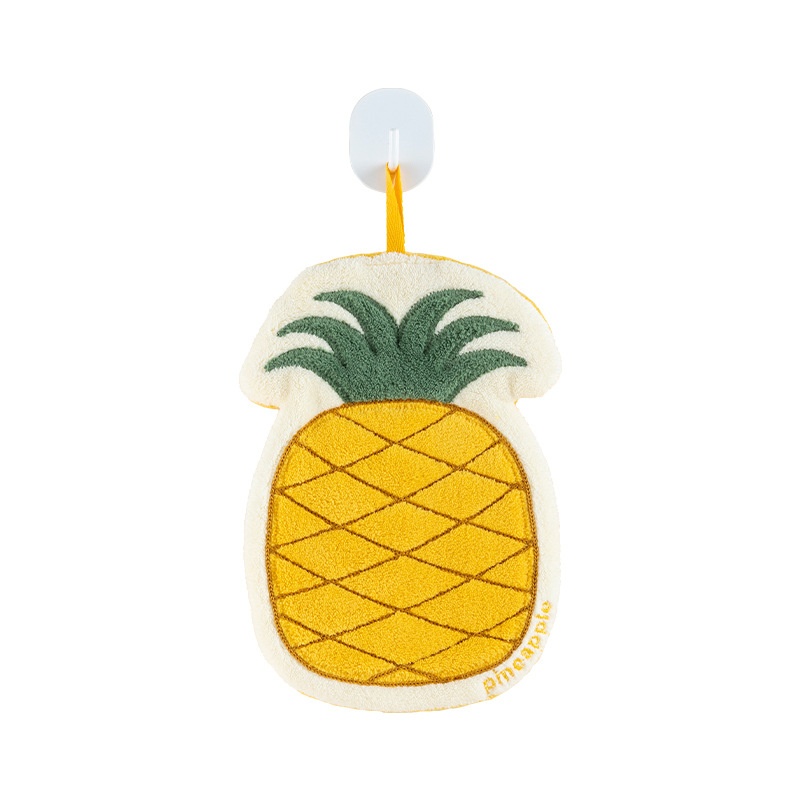 Lillian Cute Fruit Hand Hanging Thickened Absorbent Quick-Dry Bathroom Kitchen Towel Handkerchief Cartoon Children_voghion.com
