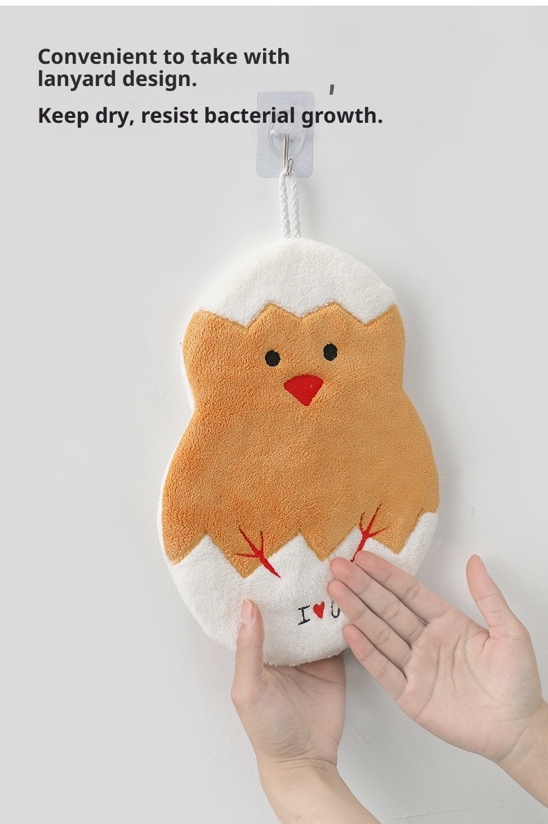 Lillian Sanli Cartoon Kitchen Hanging Hand Towel *1_voghion.com