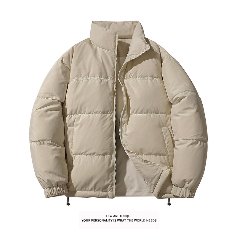 ActiveGo 2023 Winter Short Thickened Jacket Unisex White Duck Warm Top Casual Trendy Down Coat_voghion.com