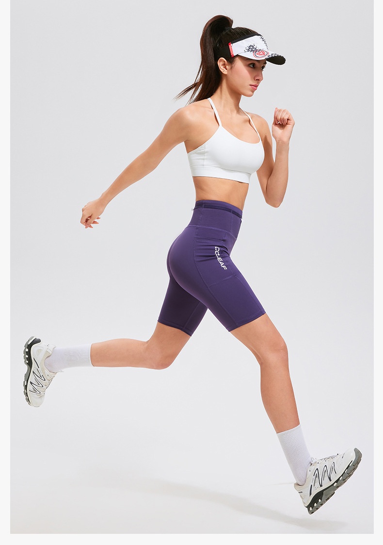 Pantaloni sportivi da corsa e maratona unisex con coulisse e tasche a vita alta, a compressione, per ragazzo_voghion.com