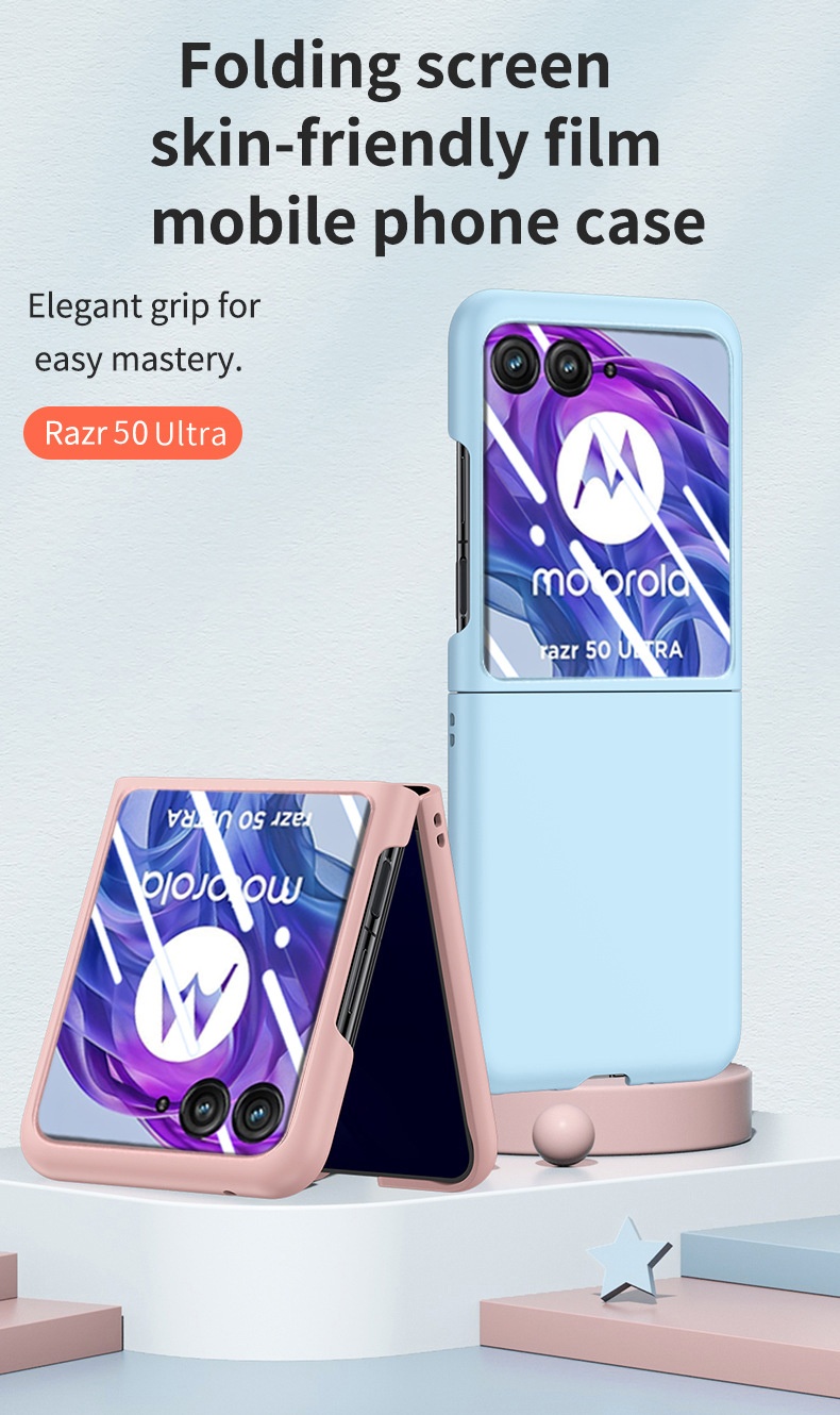 TechGlobe compatibile con Motorola Razr 60 Ultra Custodia e protezione per telefono con spray olio integrato Skin Feel Schermo pieghevole_voghion.com