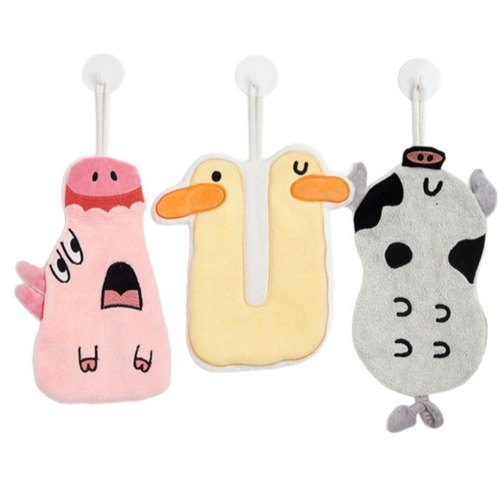Lillian Sanli Cartoon Kitchen Hanging Hand Towel *1_voghion.com
