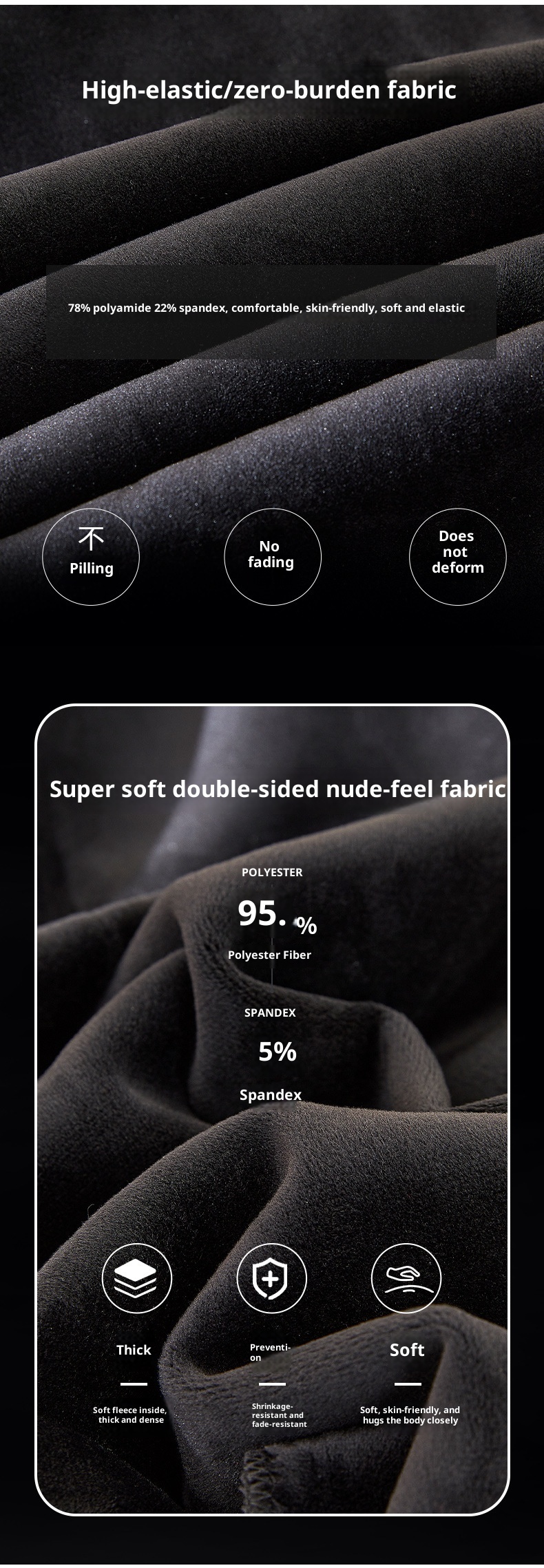 Pantaloni lunghi da uomo casual, sportivi, a vita alta, slim fit, con fodera in pile, unisex, antivento, autunno inverno 2025_voghion.com