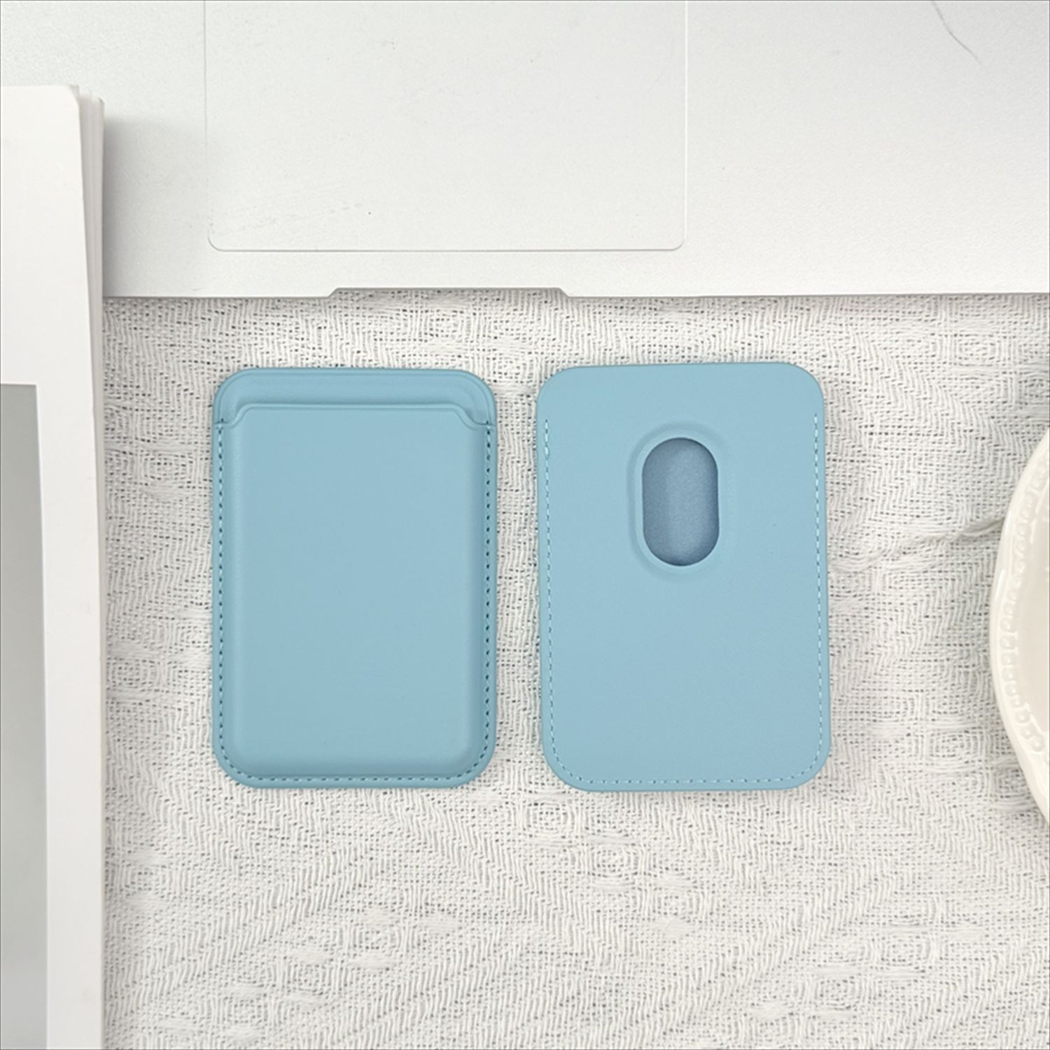 TechGlobe Compatible With IPhone 17 Case 16/15 Strong Magnetic Official Same Style Leather Card Holder_voghion.com