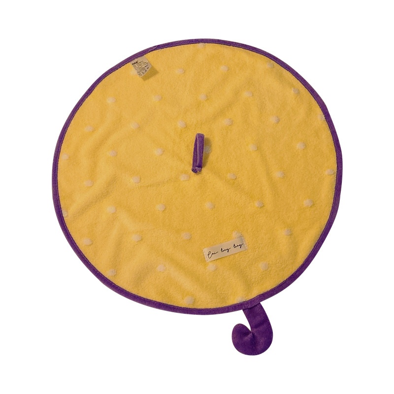 Mouchoir mignon Lillian pour salle de bain et cuisine, petit parapluie suspendu sans odeur, polaire corail super absorbante et épaisse_voghion.com