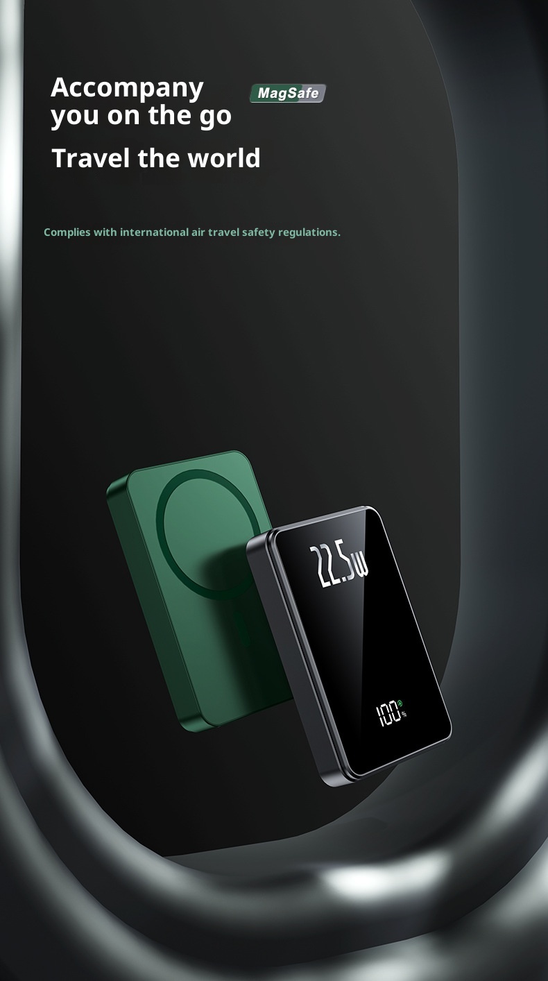 TechGlobe 22.5W Bank 20000mAh 10000 Mobile Power Fast Charging Digital Display Portable Wireless_voghion.com