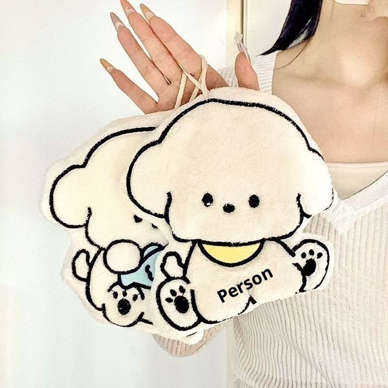Lillian Kinderhersteller Großhandel Küchen Hängendes Korallenfleece Material Welpenhandtuch Weich Trocken Hand_voghion.com