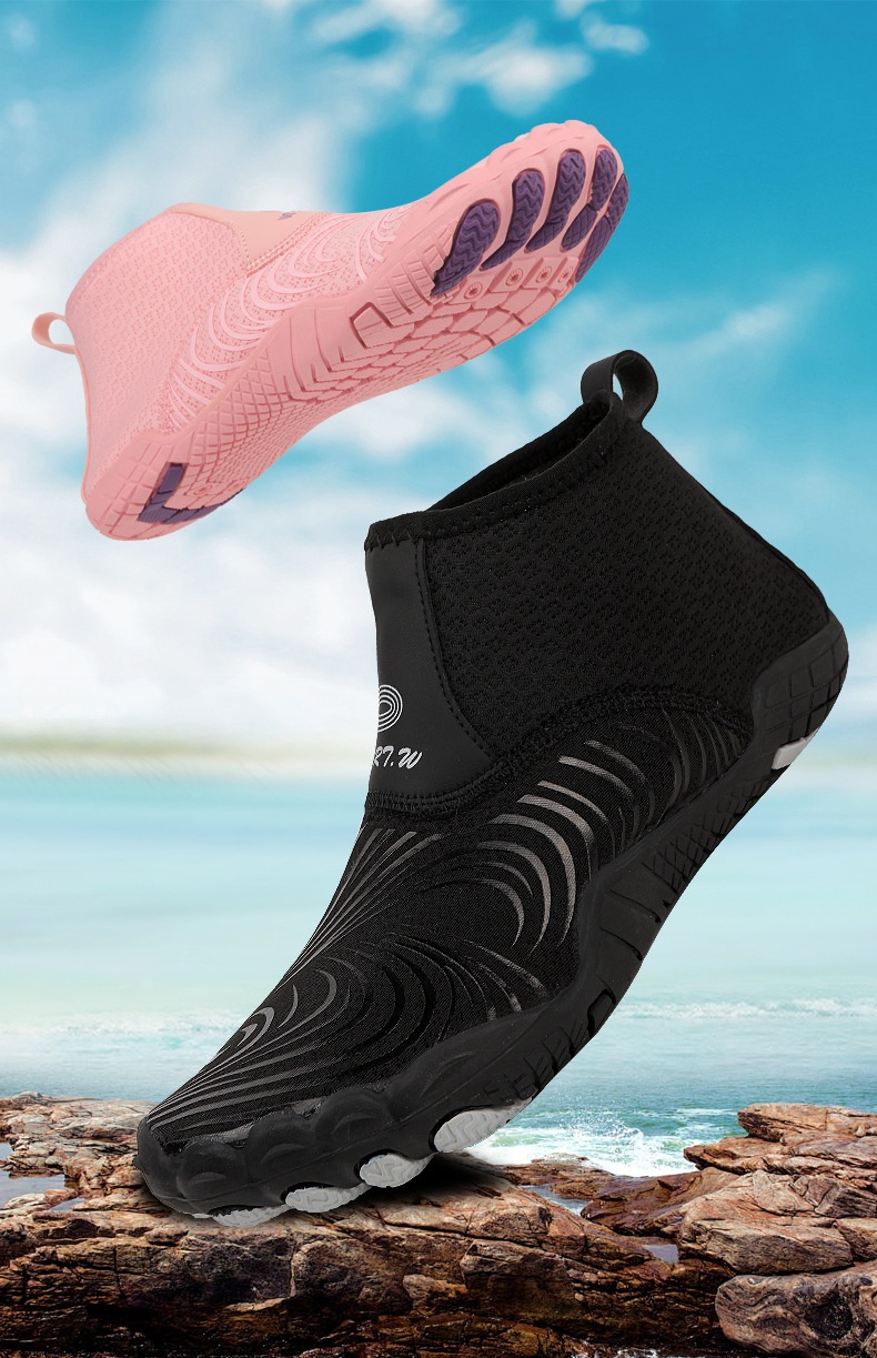 High-top Diving Boots Men Women, Cut-resistant, Quick-drying, Water Trekking Shoes, Non-slip, Sandproof, Suitable For_voghion.com