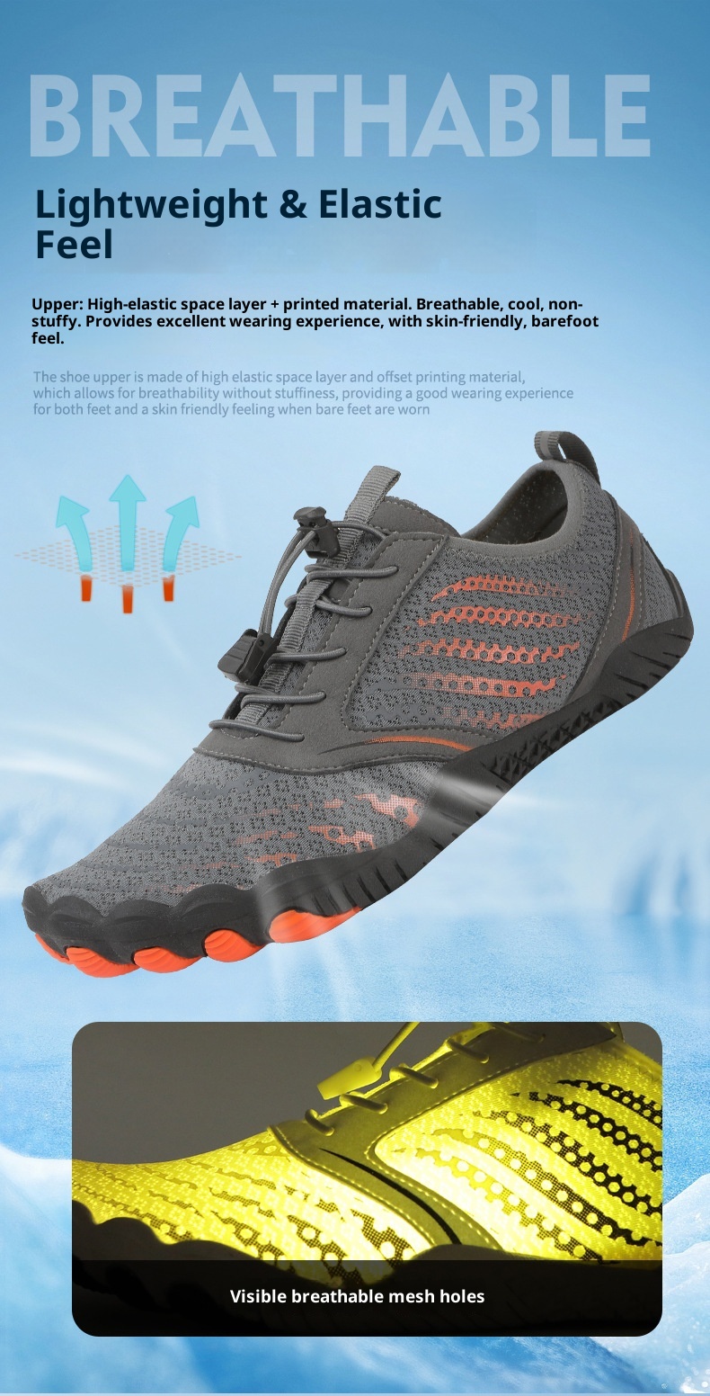 Strandschuhe für Damen, Wassersportschuhe für Herren, Eltern-Kind-Schuhe mit Schnittschutz für Rafting, Flusswanderungen, Barfuß-Badeschuhe für Kinder_voghion.com