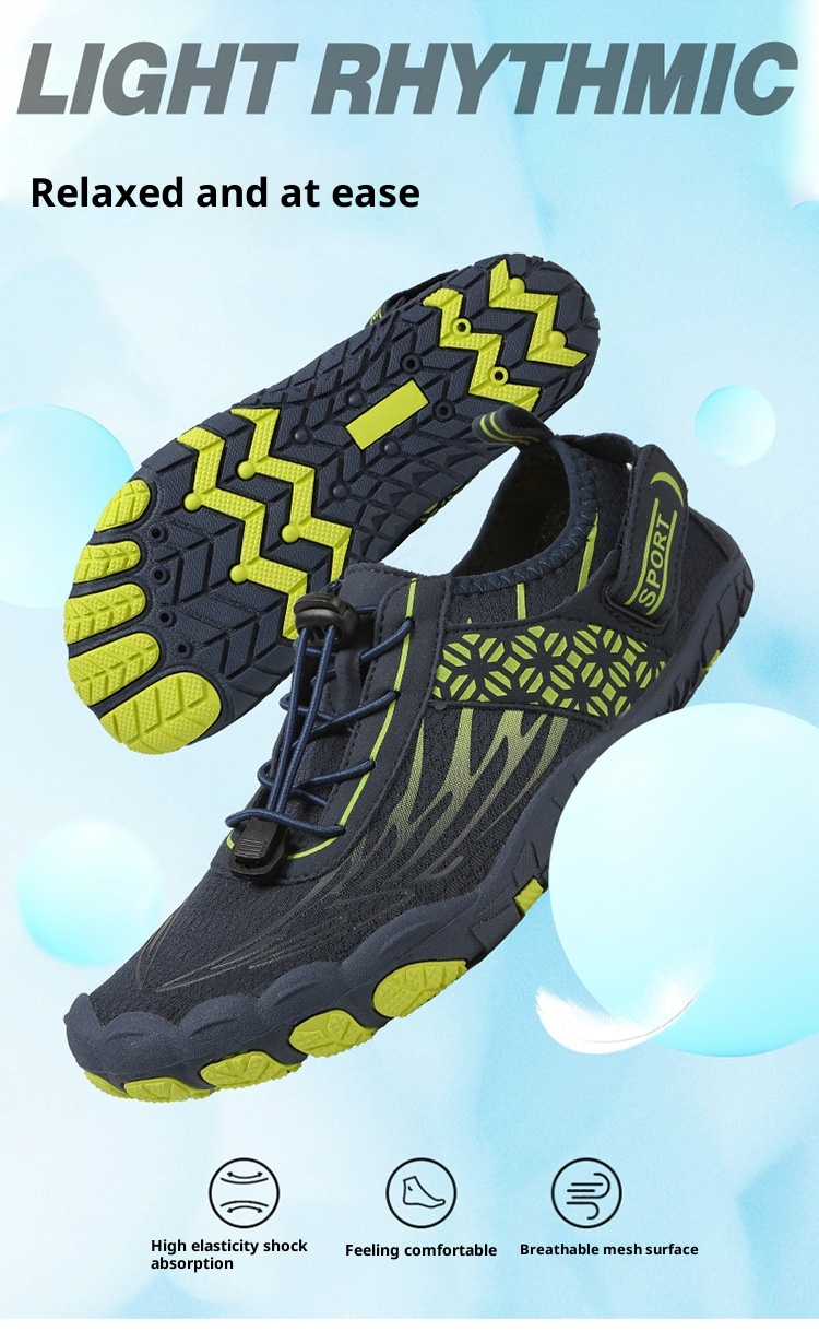 Summer Breathable Outdoor Quick-Dry Wading For Men Lightweight Water Couples Swimming Beach Women Non-Slip Hiking Shoes_voghion.com
