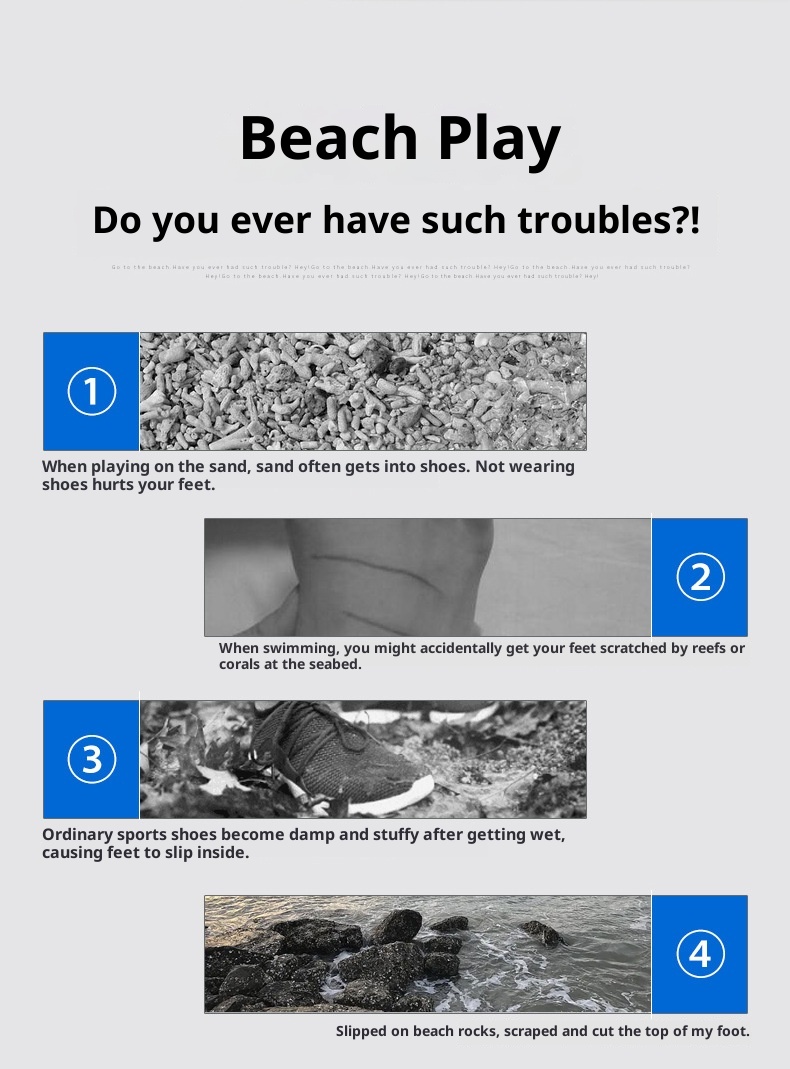 Outdoor Yoga Men And Women, Adult Water Trekking Shoes, Non-Slip Breathable Multi-Functional Wading Shoes For Beach_voghion.com