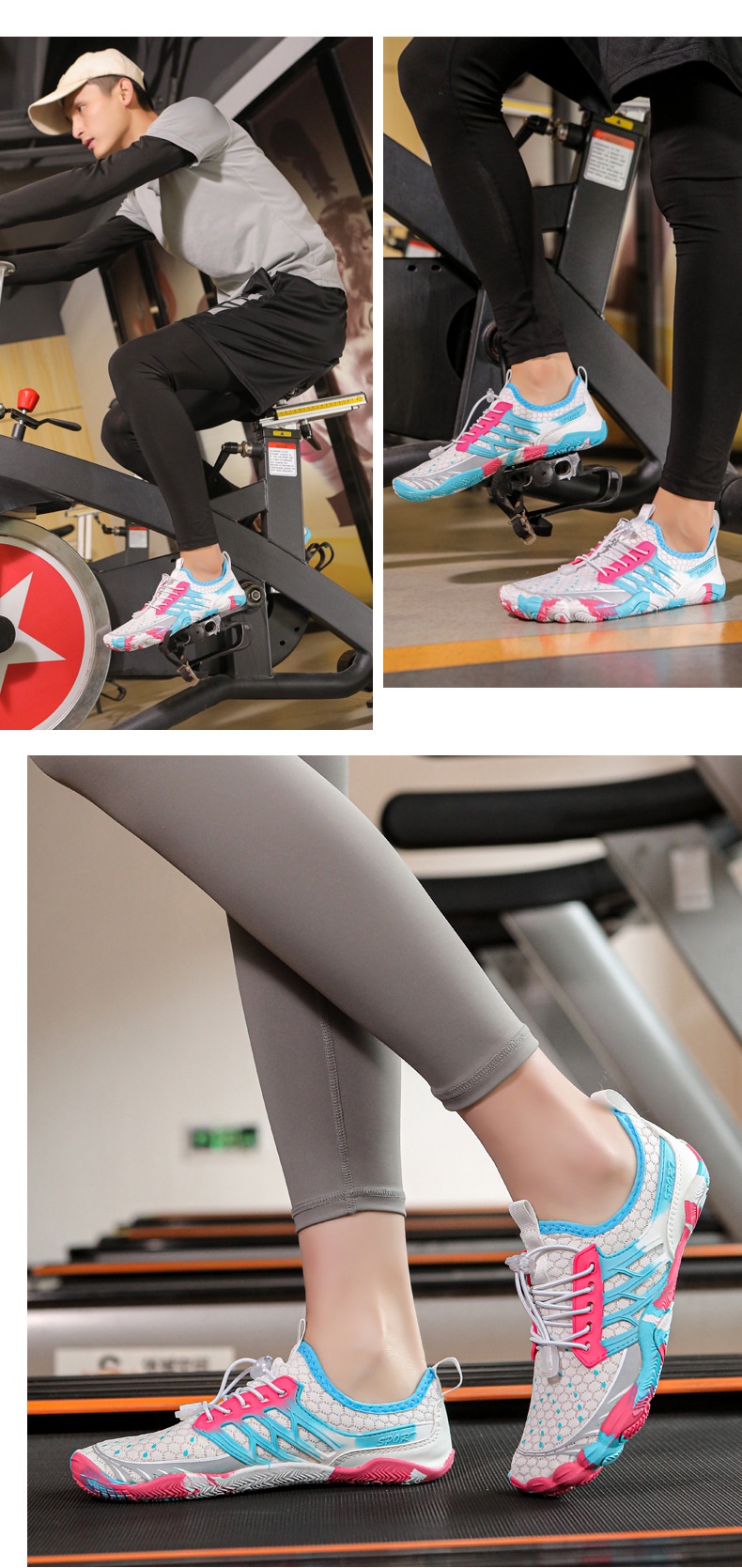 Water And Land Dual-use Skin-friendly Stream Indoor Jump Rope Jumping Exercise Yoga Barefoot Swimming Shoes Beach_voghion.com