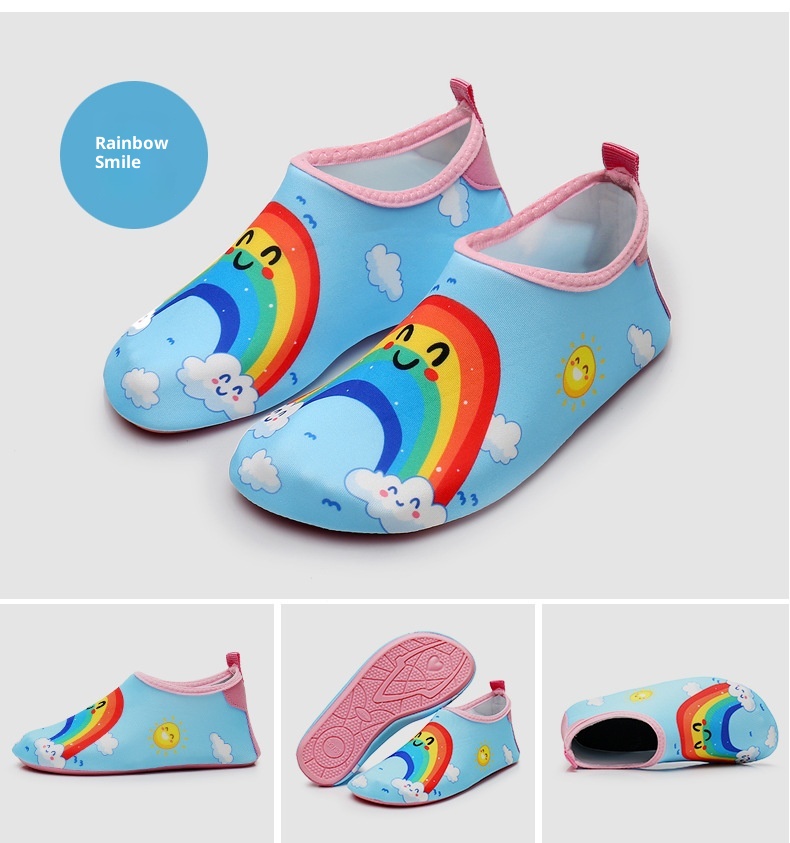 Outdoor 2022 Soft Sole Children's Water Beach Stream Trekking Swimming Barefoot Shoes_voghion.com