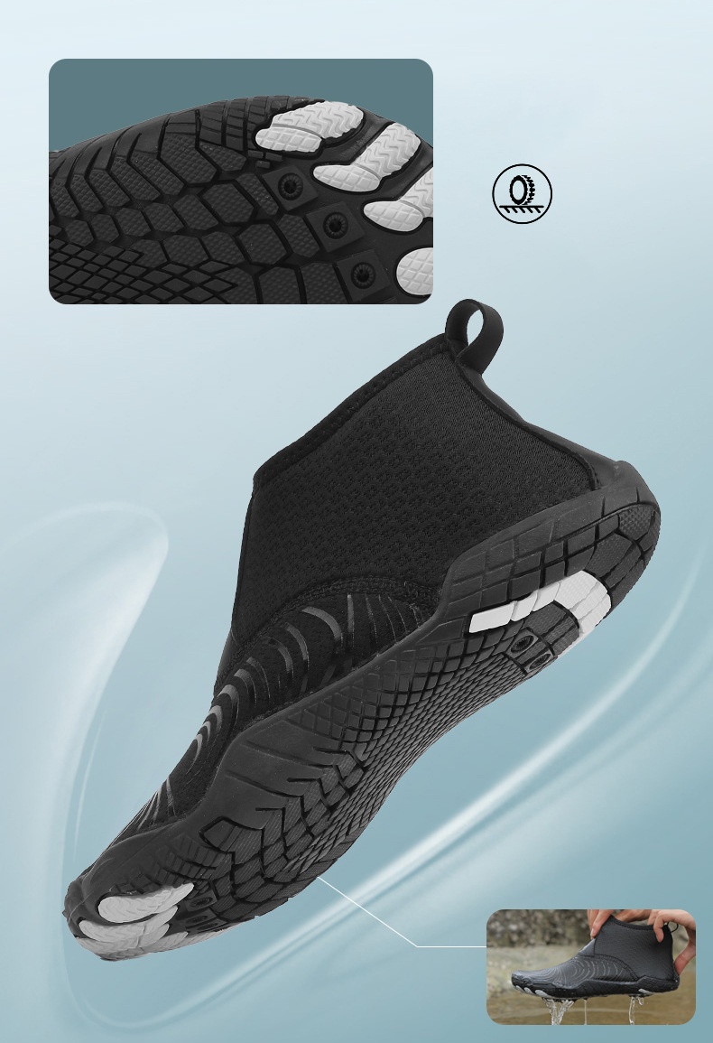 High-top Diving Boots Men Women, Cut-resistant, Quick-drying, Water Trekking Shoes, Non-slip, Sandproof, Suitable For_voghion.com