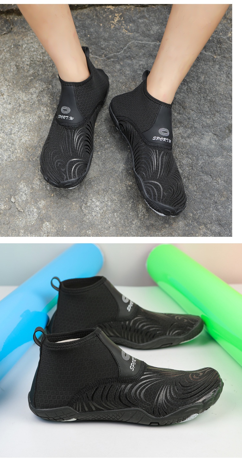 High-top Diving Boots Men Women, Cut-resistant, Quick-drying, Water Trekking Shoes, Non-slip, Sandproof, Suitable For_voghion.com