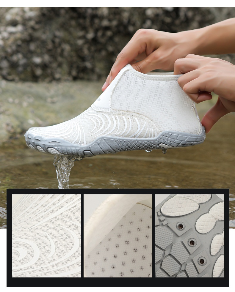 High-top Diving Boots Men Women, Cut-resistant, Quick-drying, Water Trekking Shoes, Non-slip, Sandproof, Suitable For_voghion.com