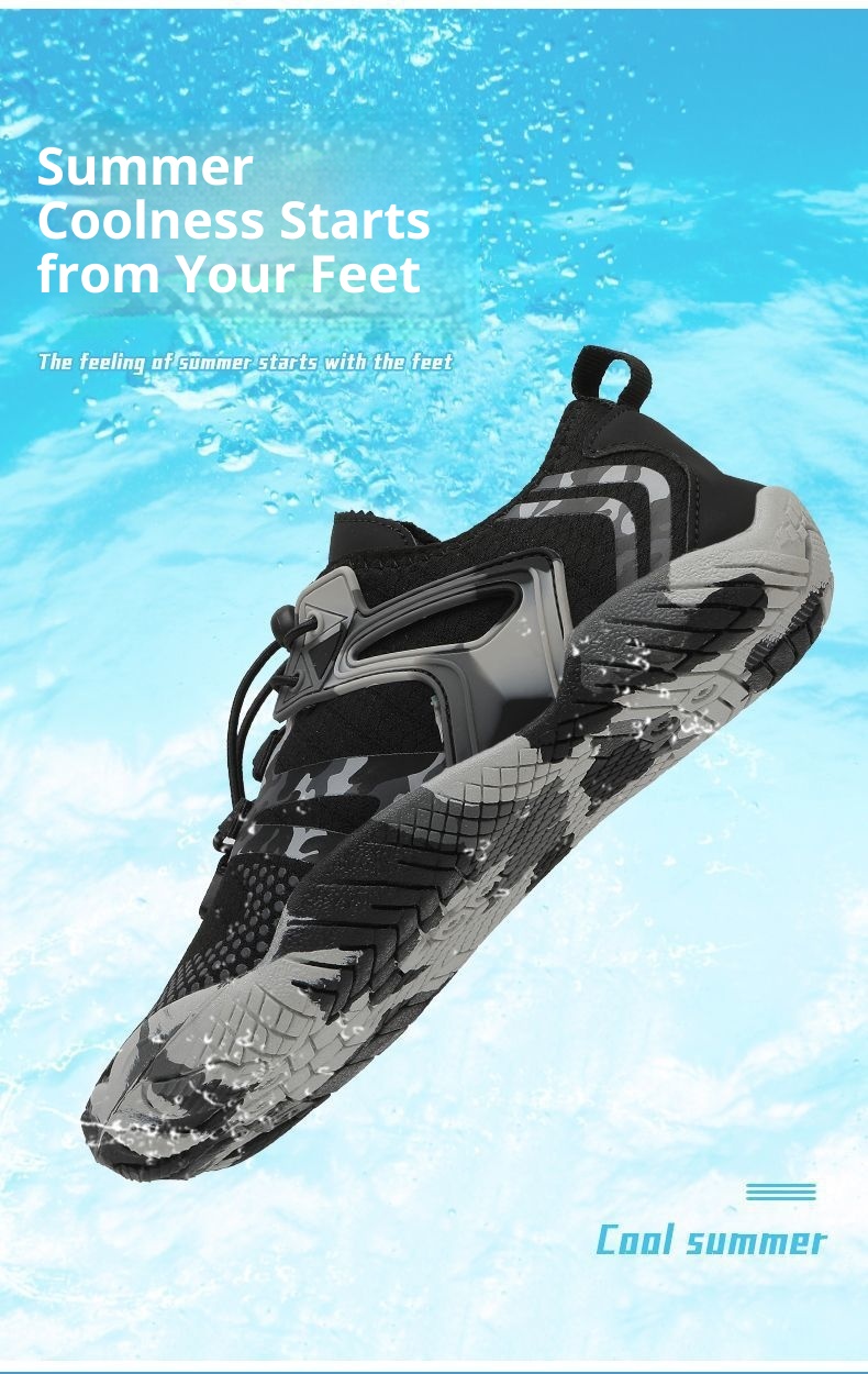Quick-Dry Sandproof Men And Women, Kids, Park Swimming Couple Outdoor Beach Shoes, Water Shoes For Beachcombing_voghion.com