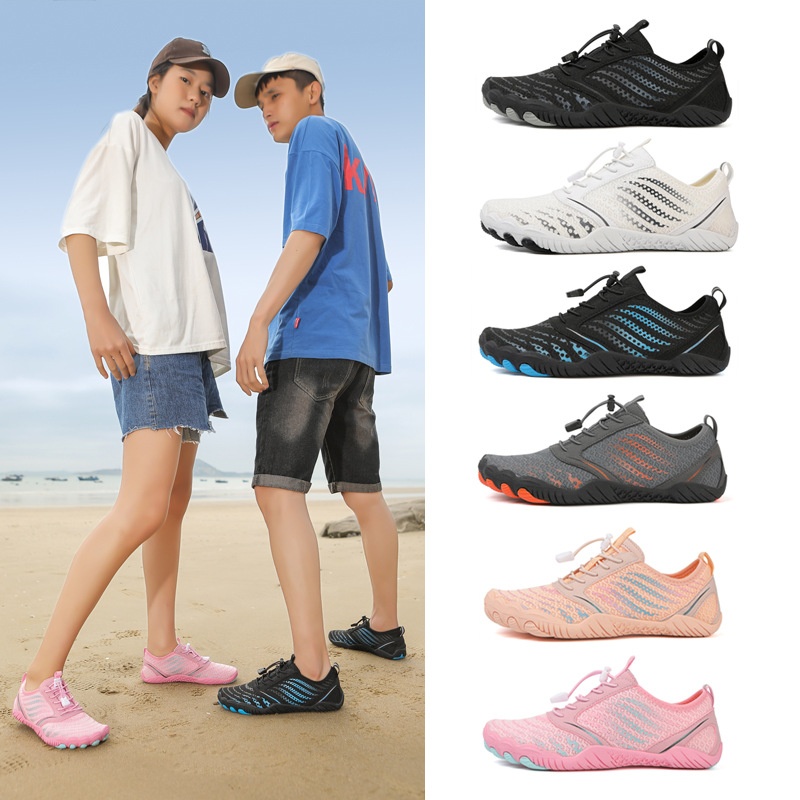 Strandschuhe für Damen, Wassersportschuhe für Herren, Eltern-Kind-Schuhe mit Schnittschutz für Rafting, Flusswanderungen, Barfuß-Badeschuhe für Kinder_voghion.com