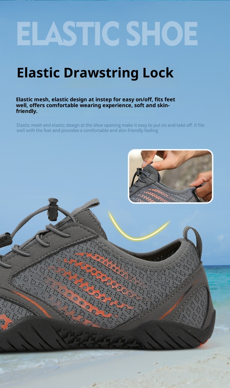 Strandschuhe für Damen, Wassersportschuhe für Herren, Eltern-Kind-Schuhe mit Schnittschutz für Rafting, Flusswanderungen, Barfuß-Badeschuhe für Kinder_voghion.com