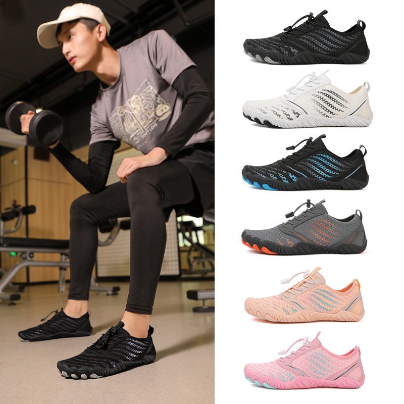 Strandschuhe für Damen, Wassersportschuhe für Herren, Eltern-Kind-Schuhe mit Schnittschutz für Rafting, Flusswanderungen, Barfuß-Badeschuhe für Kinder_voghion.com