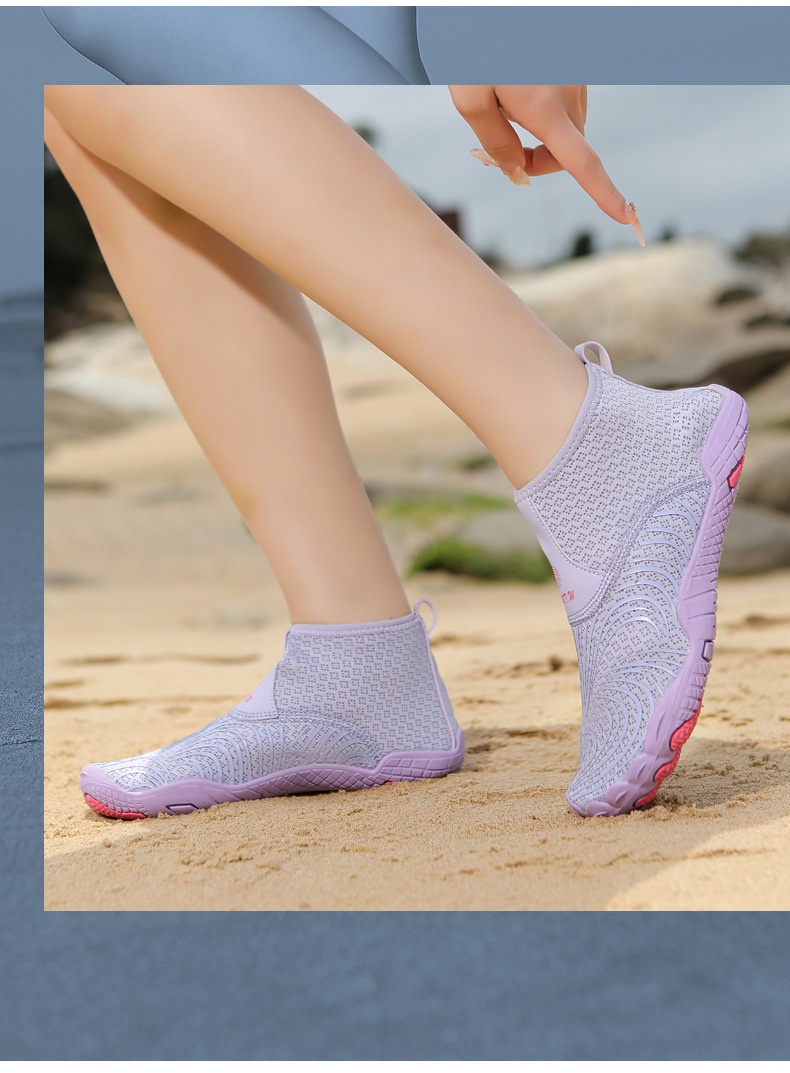 High-top Diving Boots Men Women, Cut-resistant, Quick-drying, Water Trekking Shoes, Non-slip, Sandproof, Suitable For_voghion.com