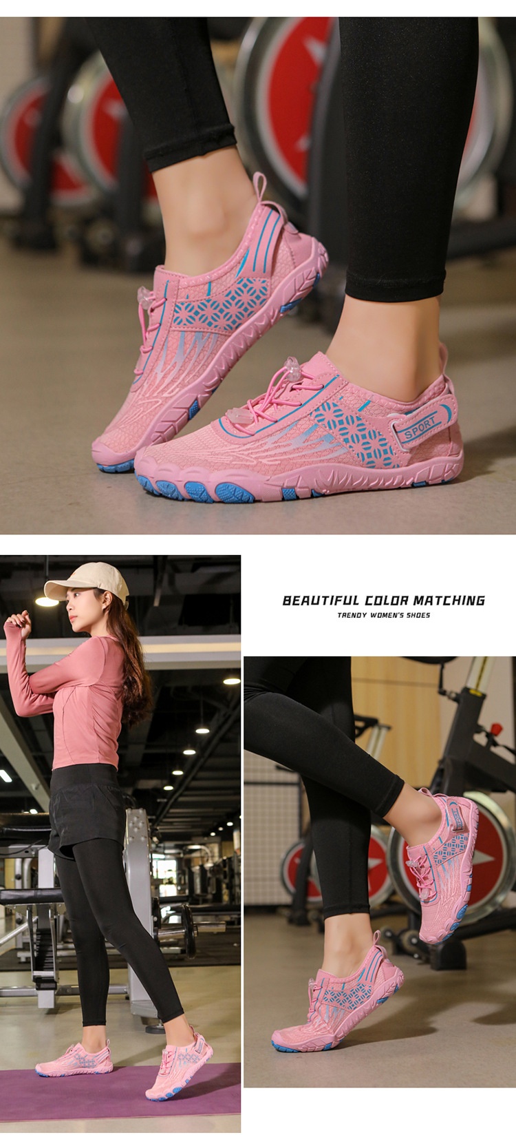 Summer Breathable Outdoor Quick-Dry Wading For Men Lightweight Water Couples Swimming Beach Women Non-Slip Hiking Shoes_voghion.com