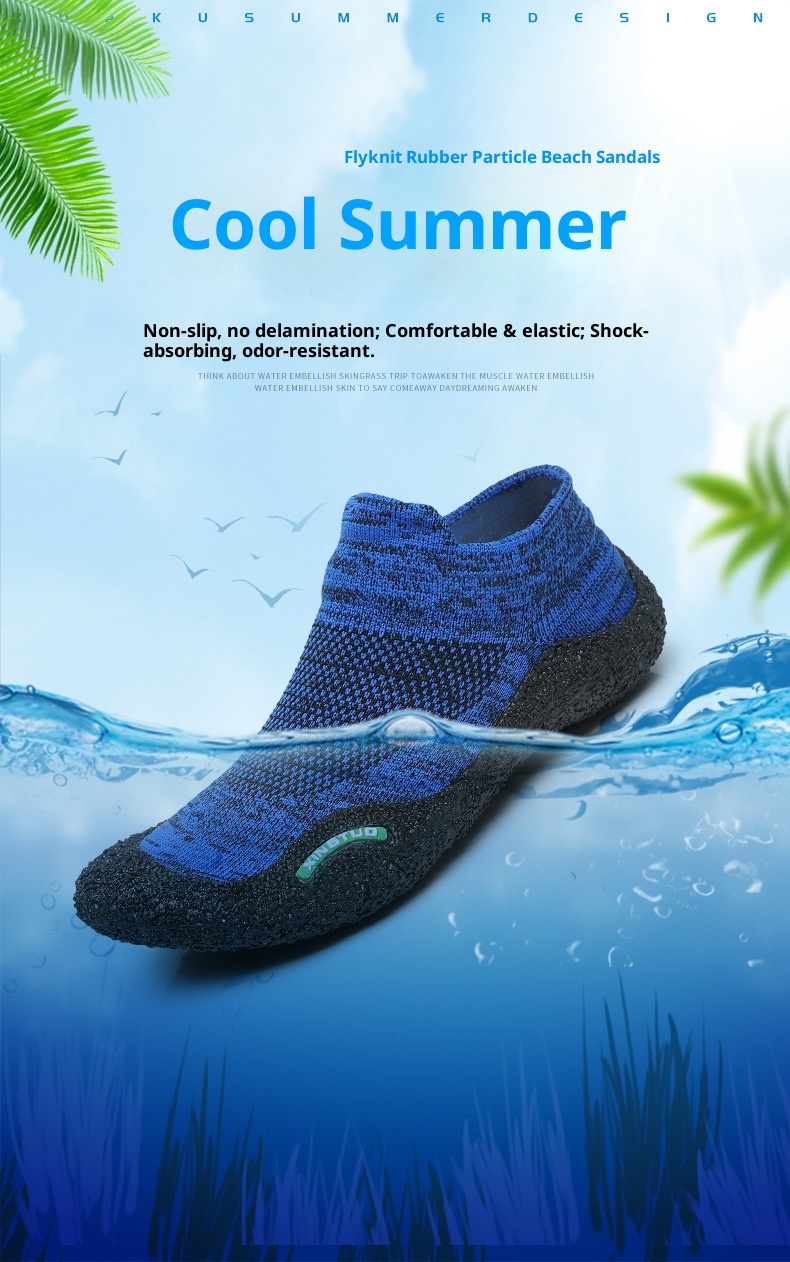 Outdoor Yoga Men And Women, Adult Water Trekking Shoes, Non-Slip Breathable Multi-Functional Wading Shoes For Beach_voghion.com