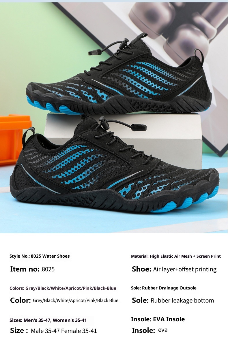 Strandschuhe für Damen, Wassersportschuhe für Herren, Eltern-Kind-Schuhe mit Schnittschutz für Rafting, Flusswanderungen, Barfuß-Badeschuhe für Kinder_voghion.com