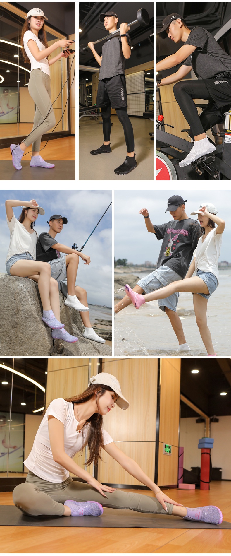 High-top Diving Boots Men Women, Cut-resistant, Quick-drying, Water Trekking Shoes, Non-slip, Sandproof, Suitable For_voghion.com