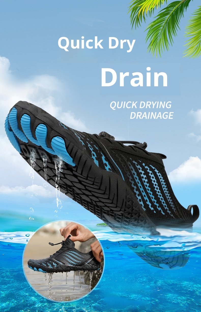 Strandschuhe für Damen, Wassersportschuhe für Herren, Eltern-Kind-Schuhe mit Schnittschutz für Rafting, Flusswanderungen, Barfuß-Badeschuhe für Kinder_voghion.com