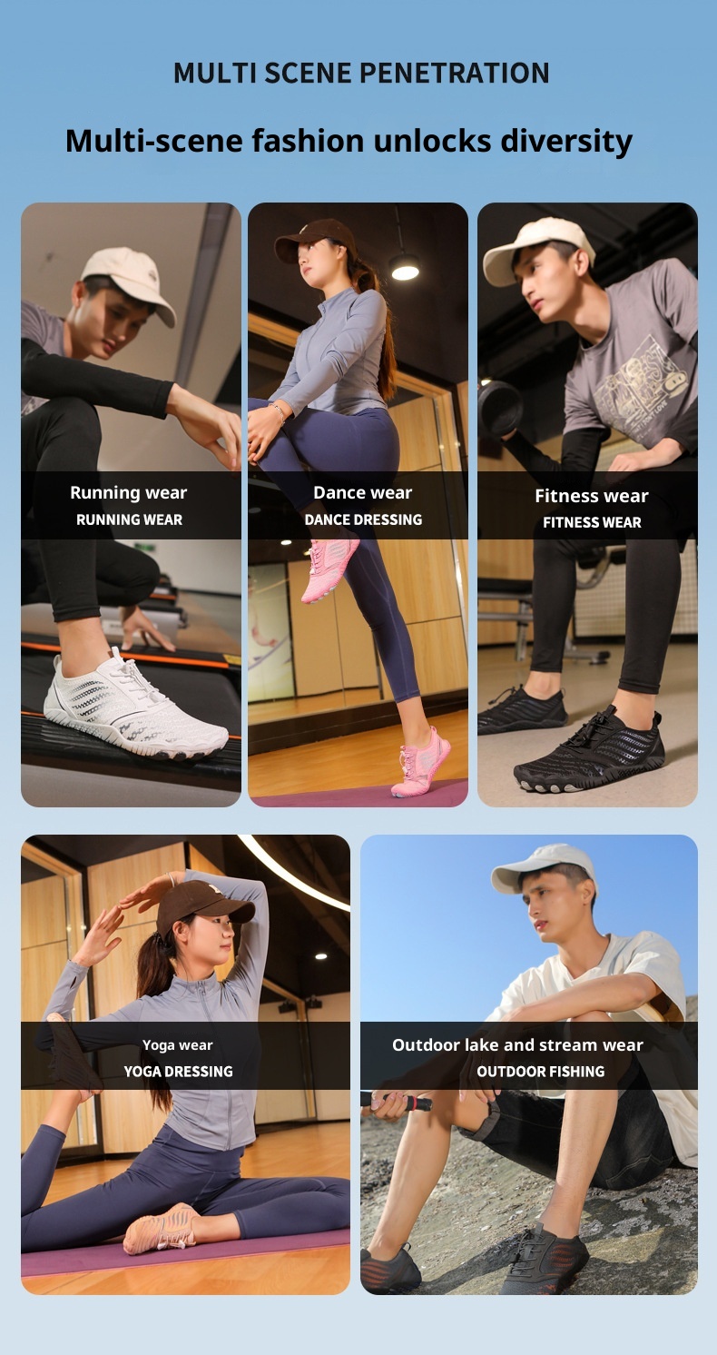 Strandschuhe für Damen, Wassersportschuhe für Herren, Eltern-Kind-Schuhe mit Schnittschutz für Rafting, Flusswanderungen, Barfuß-Badeschuhe für Kinder_voghion.com