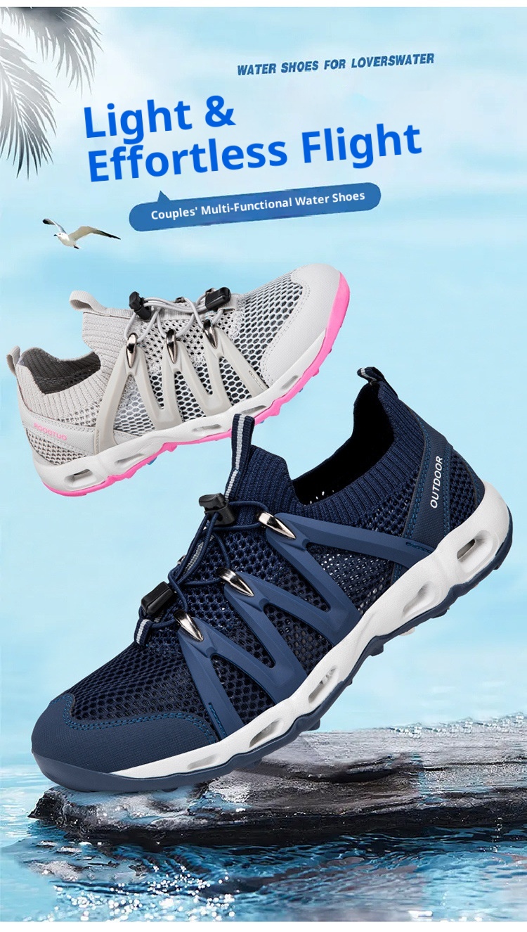 Outdoor Sandals For Men, Hiking, Water Trekking, Stream Hiking Non-Slip, Quick-Dry, Fishing, Swimming Shoes, Amphibious,_voghion.com