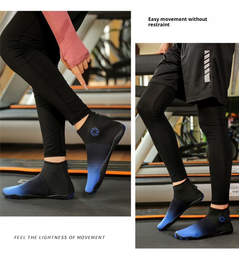 Chaussures de fitness montantes respirantes pour la plage, la natation, la course à pied et l'intérieur, idéales pour les activités aquatiques en extérieur (modèle 2023) pour hommes et femmes._voghion.com
