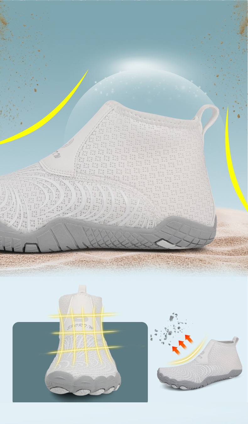 High-top Diving Boots Men Women, Cut-resistant, Quick-drying, Water Trekking Shoes, Non-slip, Sandproof, Suitable For_voghion.com