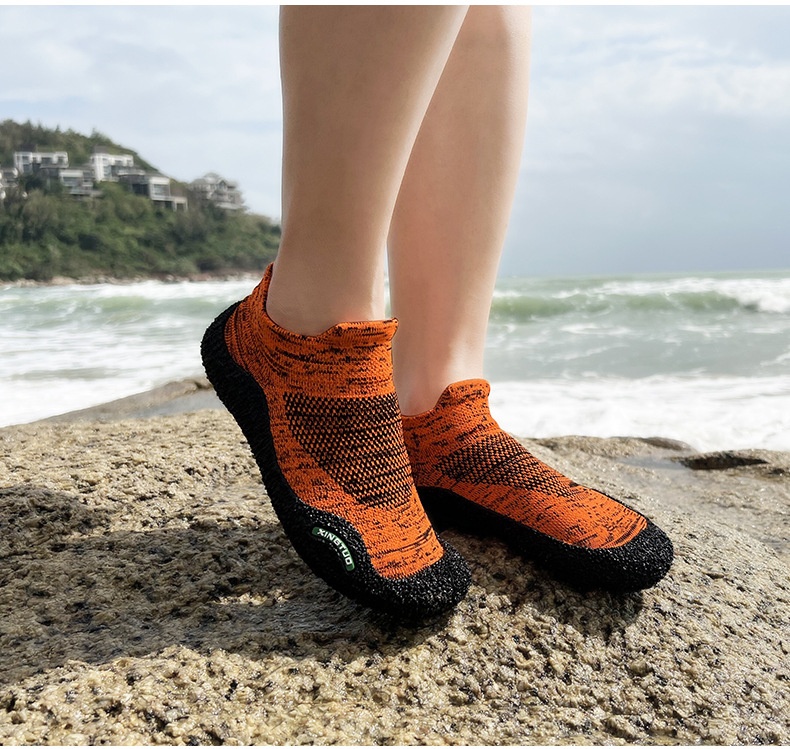 Outdoor Yoga Men And Women, Adult Water Trekking Shoes, Non-Slip Breathable Multi-Functional Wading Shoes For Beach_voghion.com