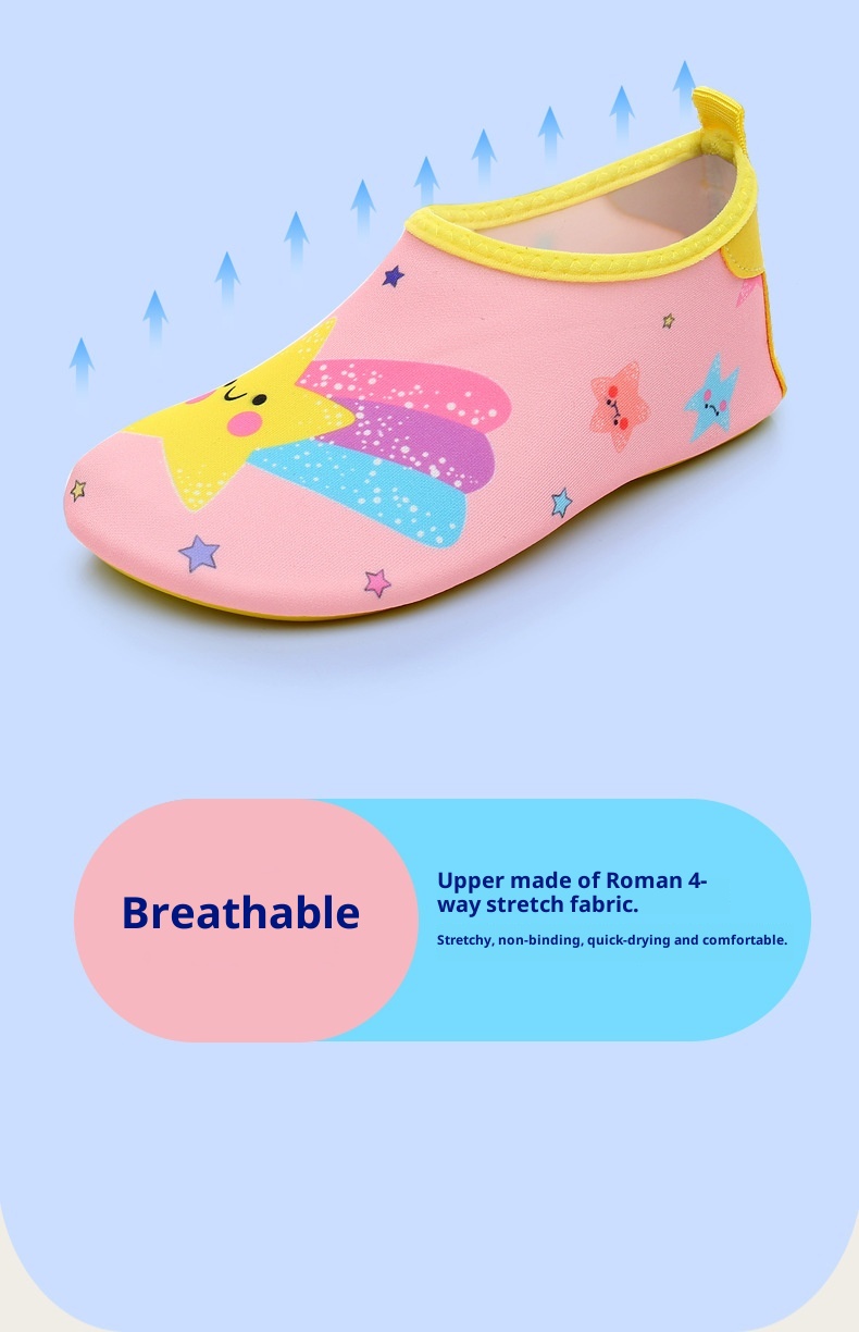 Outdoor 2022 Soft Sole Children's Water Beach Stream Trekking Swimming Barefoot Shoes_voghion.com