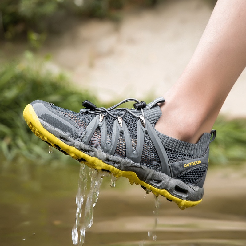 Outdoor Sandals For Men, Hiking, Water Trekking, Stream Hiking Non-Slip, Quick-Dry, Fishing, Swimming Shoes, Amphibious,_voghion.com