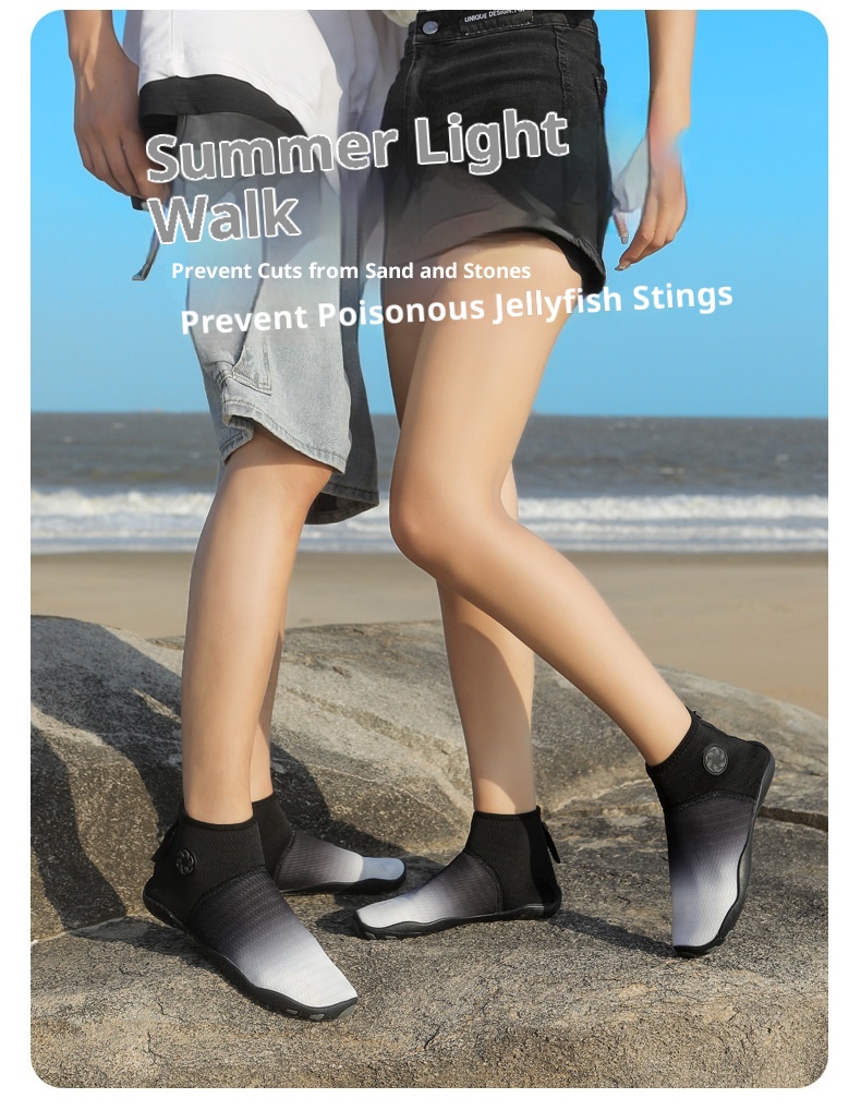 Chaussures de fitness montantes respirantes pour la plage, la natation, la course à pied et l'intérieur, idéales pour les activités aquatiques en extérieur (modèle 2023) pour hommes et femmes._voghion.com