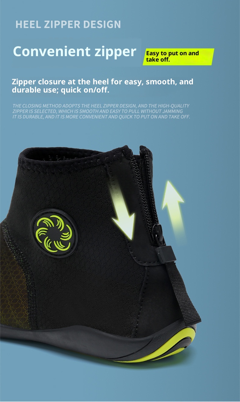 Chaussures de fitness montantes respirantes pour la plage, la natation, la course à pied et l'intérieur, idéales pour les activités aquatiques en extérieur (modèle 2023) pour hommes et femmes._voghion.com