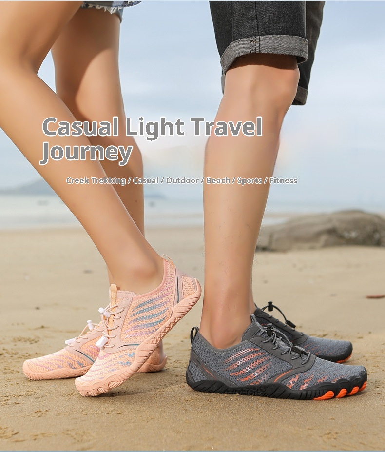 Strandschuhe für Damen, Wassersportschuhe für Herren, Eltern-Kind-Schuhe mit Schnittschutz für Rafting, Flusswanderungen, Barfuß-Badeschuhe für Kinder_voghion.com