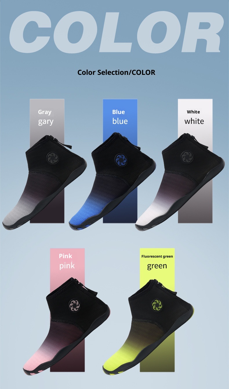 Chaussures de fitness montantes respirantes pour la plage, la natation, la course à pied et l'intérieur, idéales pour les activités aquatiques en extérieur (modèle 2023) pour hommes et femmes._voghion.com