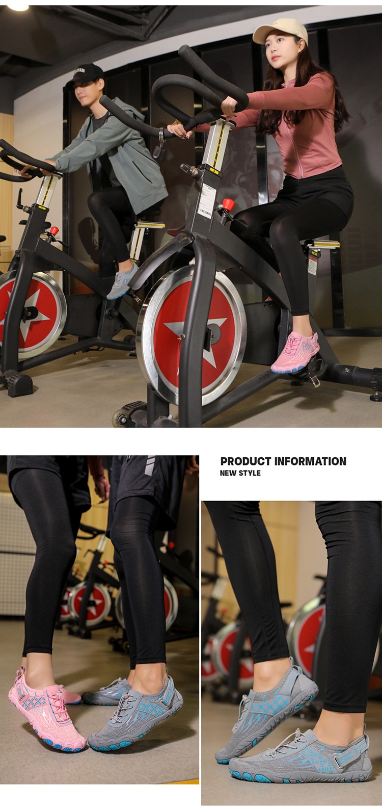 Summer Breathable Outdoor Quick-Dry Wading For Men Lightweight Water Couples Swimming Beach Women Non-Slip Hiking Shoes_voghion.com