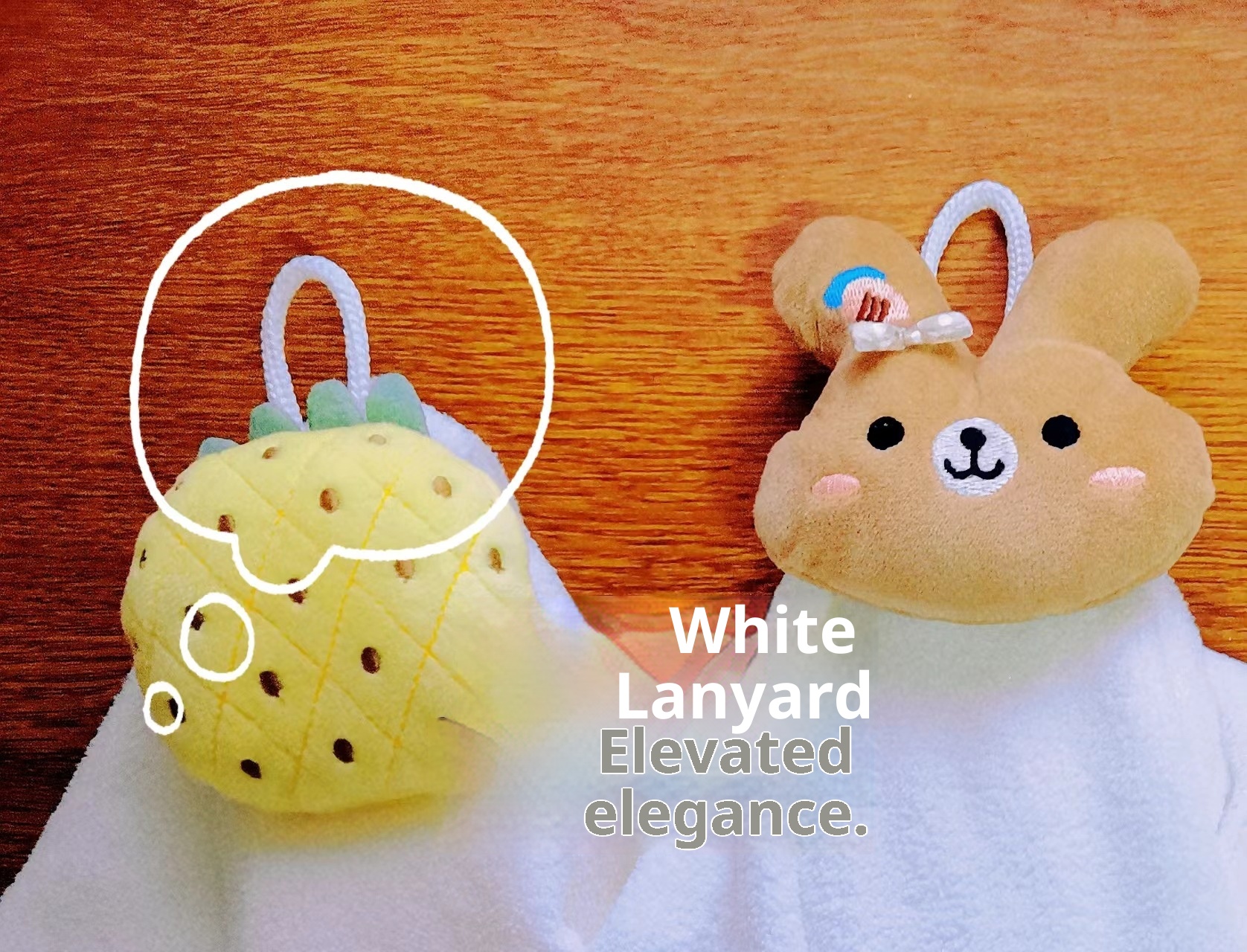 Lillian Absorbent Quick-Dry Household Kitchen Cloth Bear Pineapple Square Baby Hand Towel Cloud Hanging Coral Fleece_voghion.com