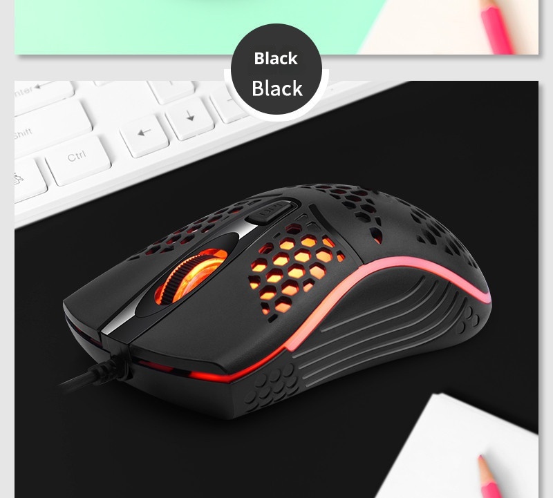 Techglobe KDW 001 Wired For Office Gaming Laptop USB Large Business Home Computer Mouse_voghion.com