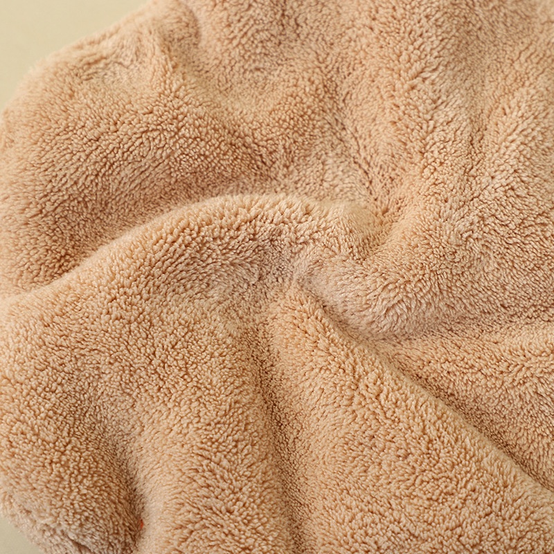 Lillian Factory In-Stock Cartoon Kitten Coral Fleece Hanging Hand Towel Bathroom Kitchen Cloth Wholesale_voghion.com