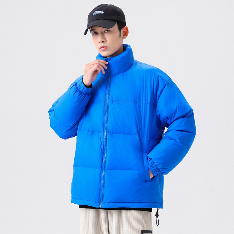 ActiveGo 2023 Winter Short Thickened Jacket Unisex White Duck Warm Top Casual Trendy Down Coat_voghion.com