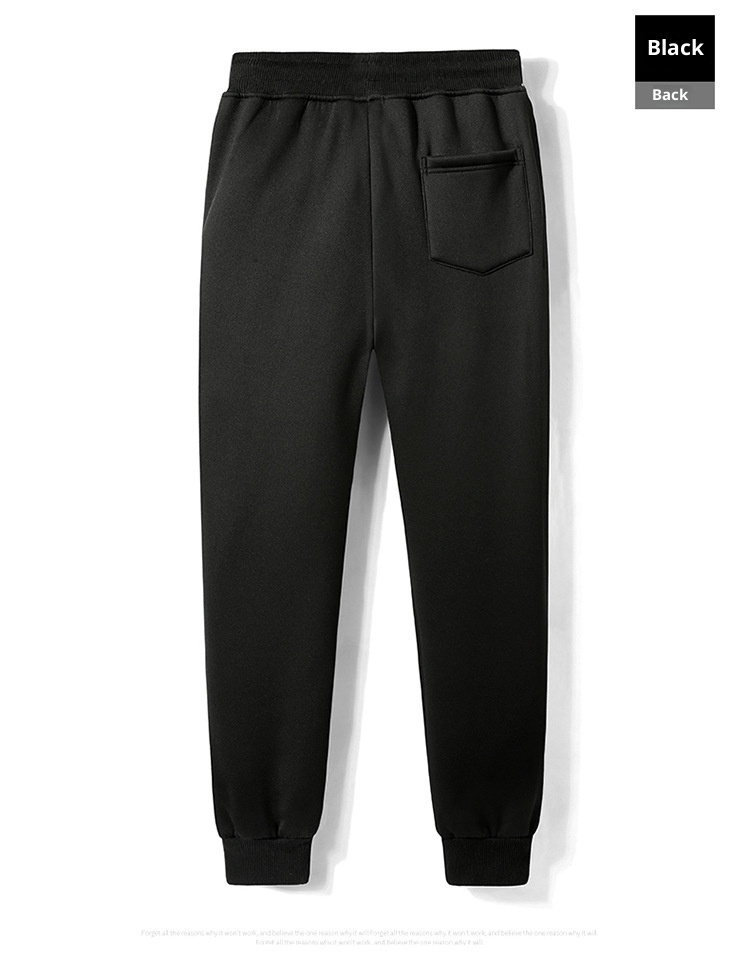 Wintersportbroek voor heren, casual warme lamswollen dikke fleece joggingbroek met boorden, herenbroek met rechte pijpen en lange broek,_voghion.com