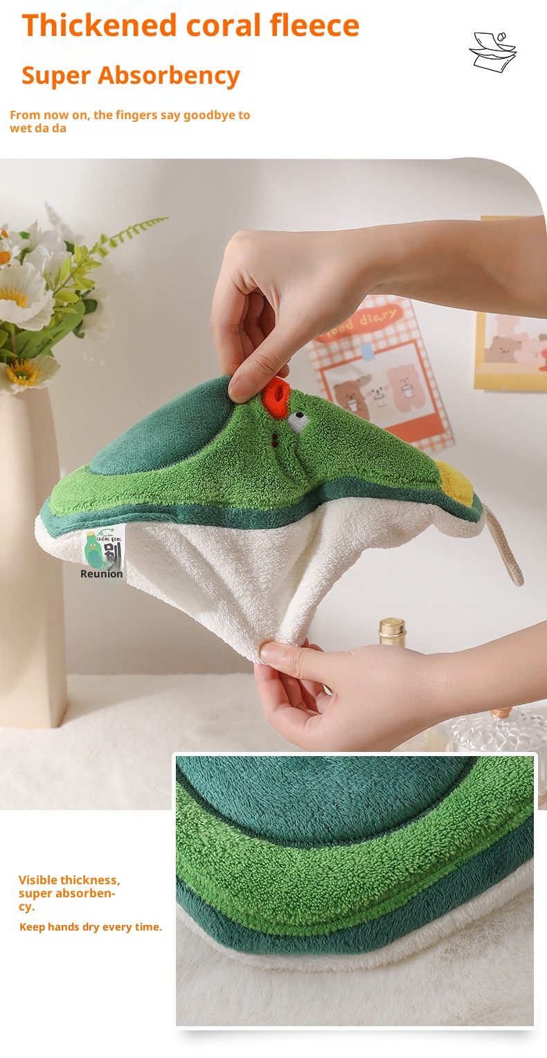 Lillian Large Stall Extended Series Hand Hanging Absorbent Kitchen Bathroom Dual-use Square Towels Wholesale Cross-border_voghion.com