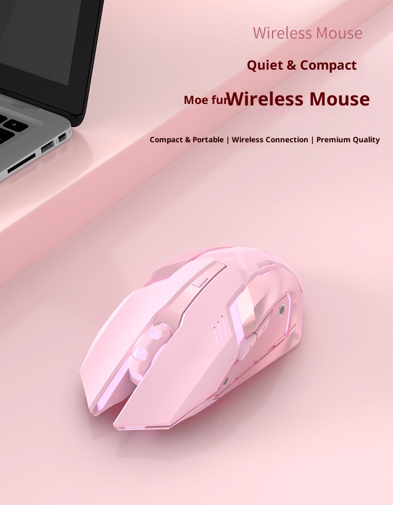 Techglobe Forerunner Gaming Mouse Wireless Silent Peripheral Mechanical Computer USB Wired Illuminated Office Wholesale_voghion.com