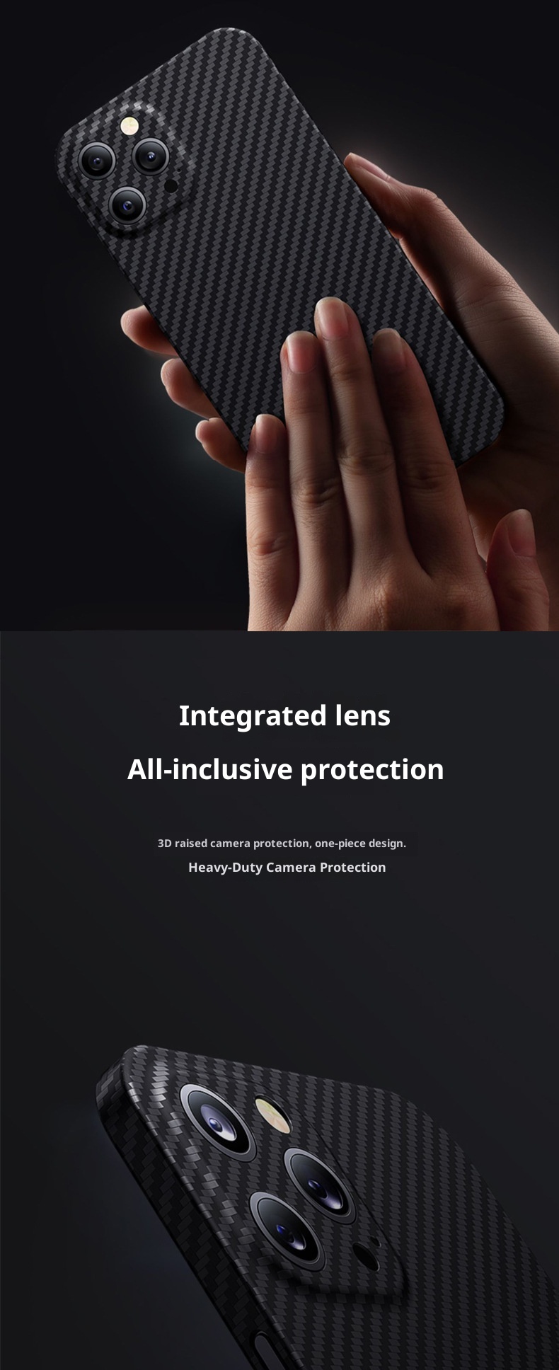 TechGlobe 12 Kevlar Compatible 12mini/12/12pro/12promax Carbon Fiber Phone Case Dropshipping_voghion.com